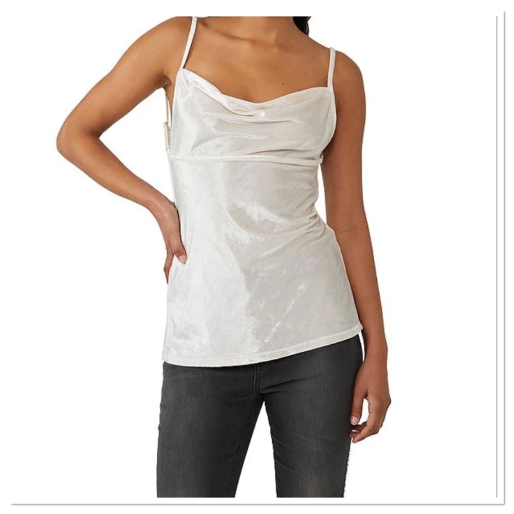 Free People All Night Velvet Camisole Top S